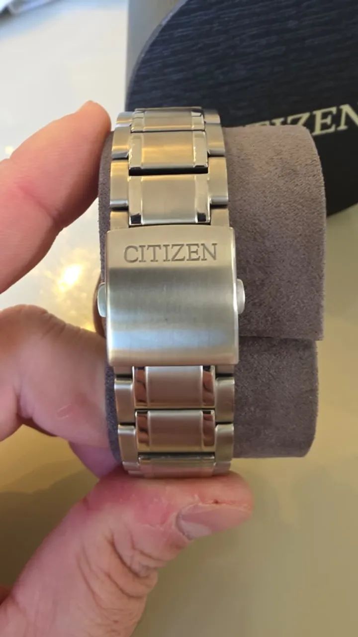 Relógio Citizen Eco-Drive Tsuki-Yomi A-T Super Titanium - Foto 5