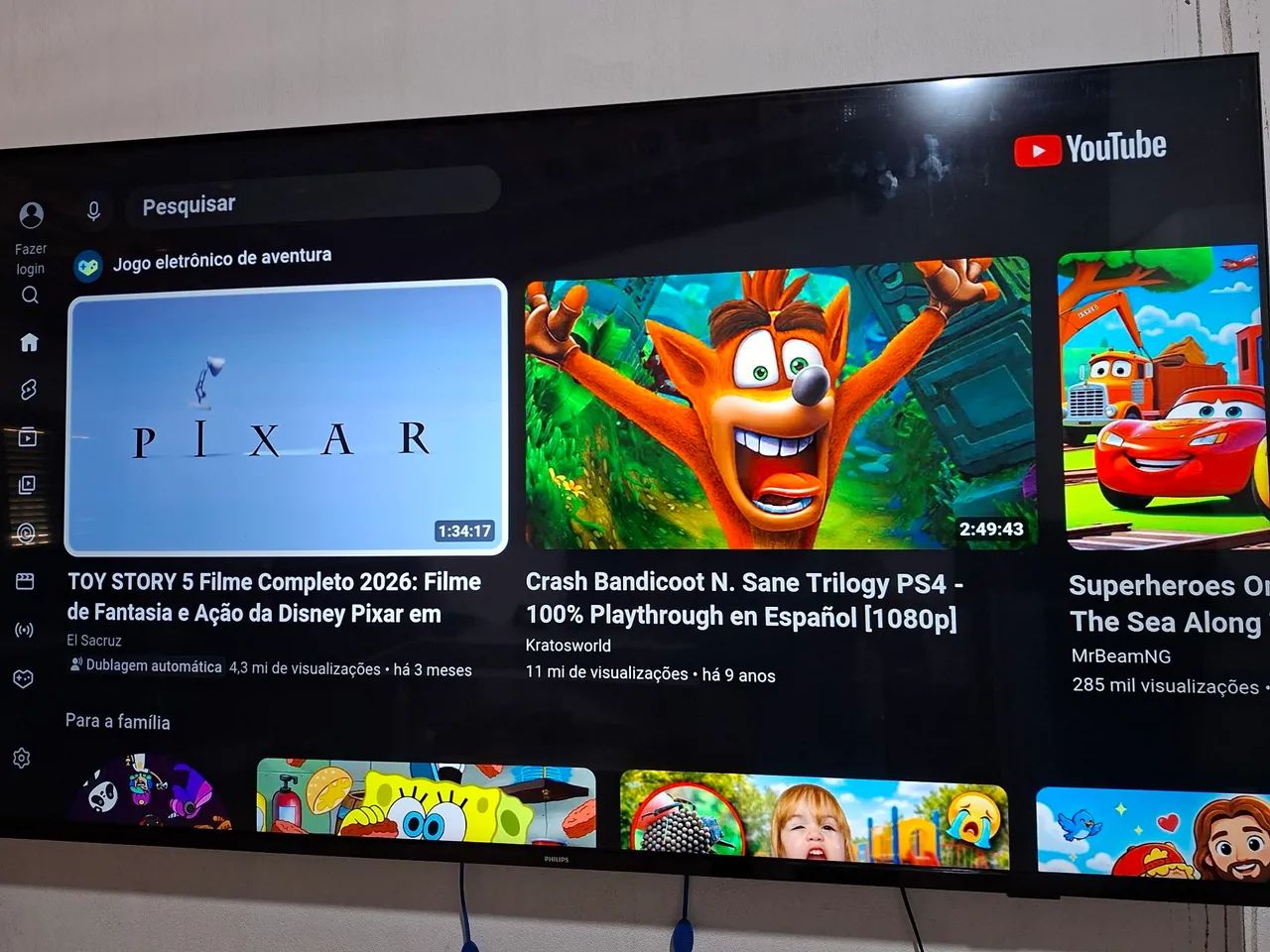 ? SMART TV PHILIPS 65? 4K ULTRA HD - ANDROID TV - Foto 3