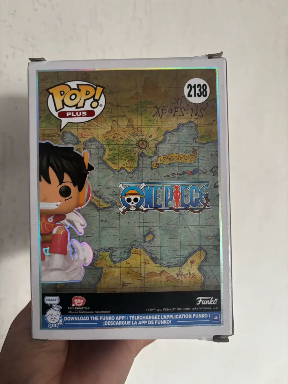 boneco colecionável Funko Pop! Plus Animation: One Piece - Monkey D. Luffy (Arco Egghead) - Foto 5