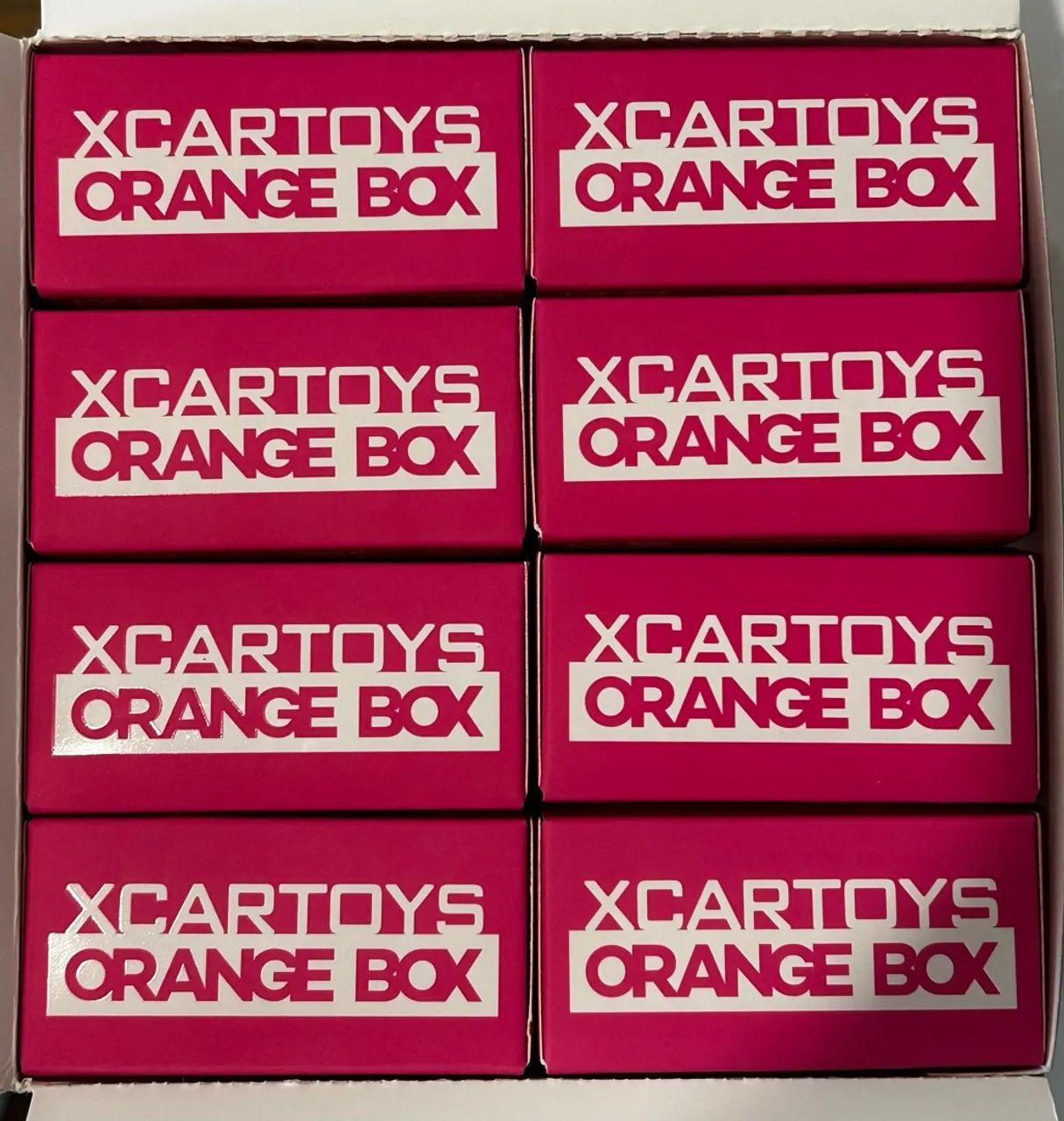 XCARTOYS ORANGE BOX 1087X? 1087X DRIFT TEAM - 8 Miniaturas
