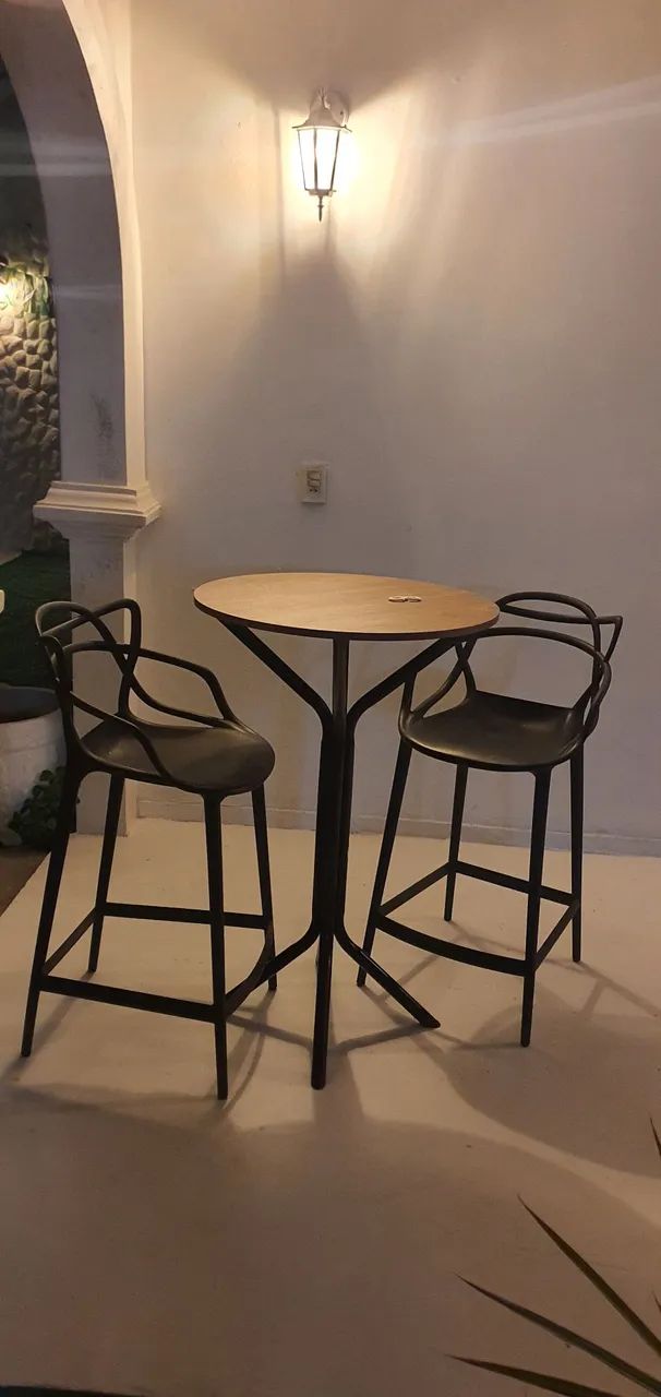 Bistro com baquetas