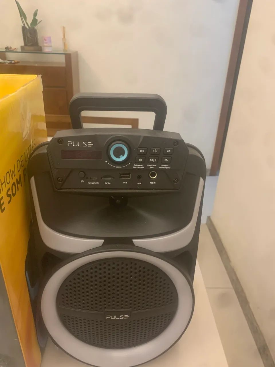 Caixa de som com microfone  - Foto 3