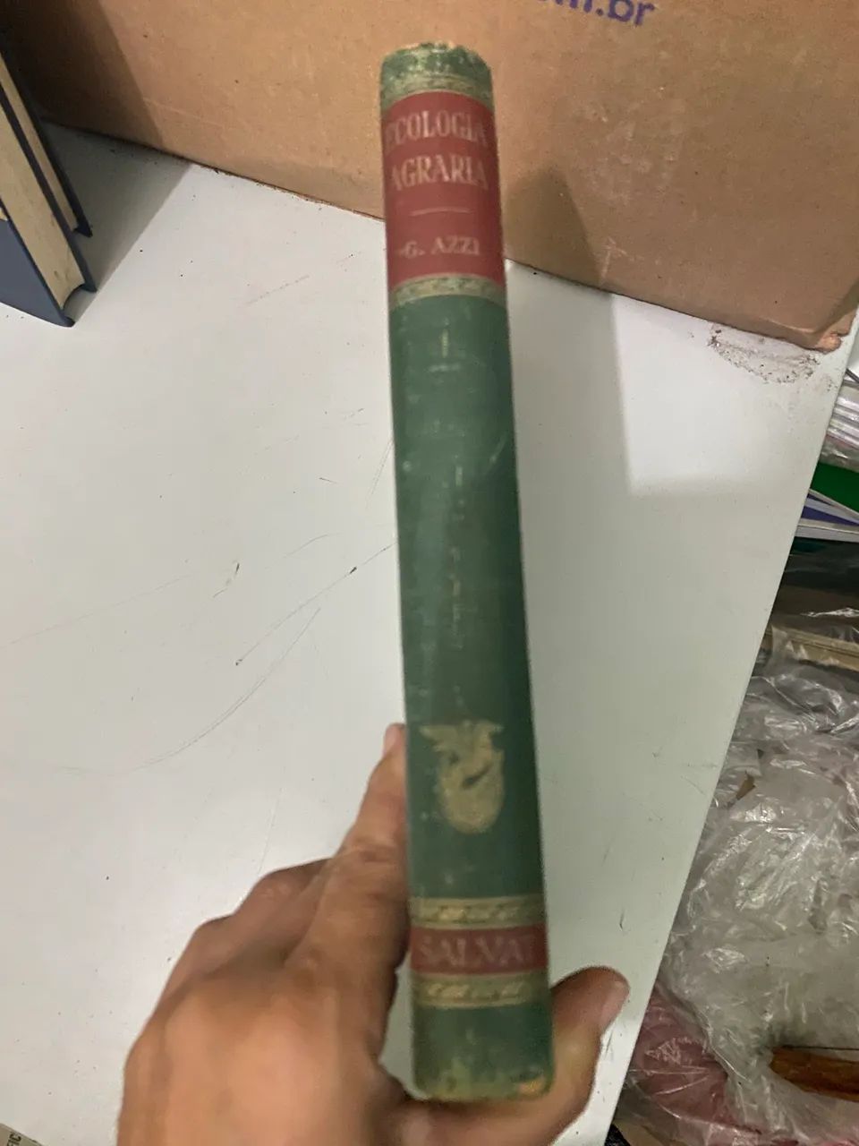 LIVRO ANTIGO ECOLOGIA AGRÁRIA 