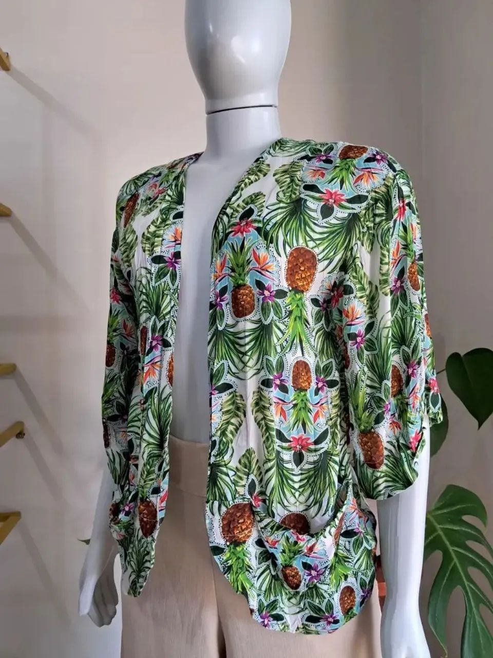 Kimono aberto BLUESTELL em viscose  - Foto 2