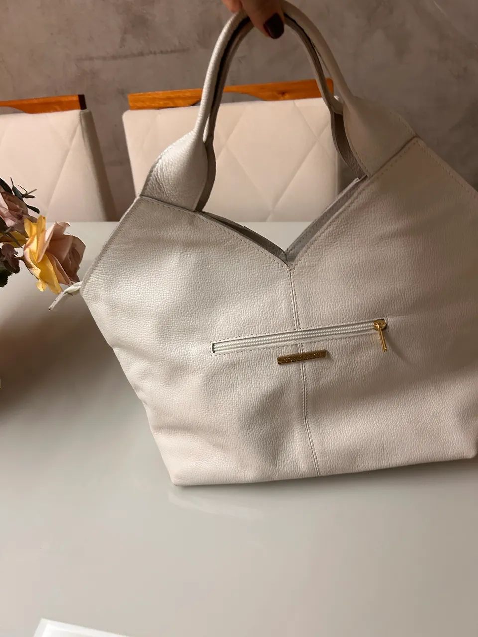 Bolsa couro legítimo Constança  - Foto 2