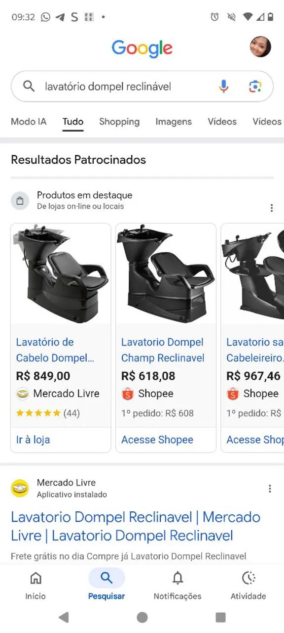 Lavatório reclinável semi novo  - Foto 4