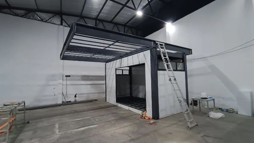 Módulos Container Habitáveis para Quiosques, Escritórios Fixos ou Móveis em Carretas - THT - Foto 3