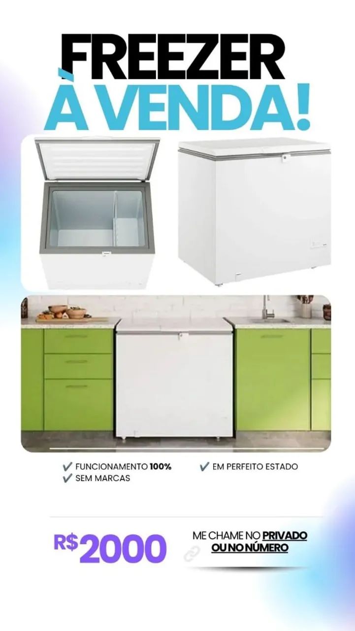 Vende-se uma freeze. Semi nova 