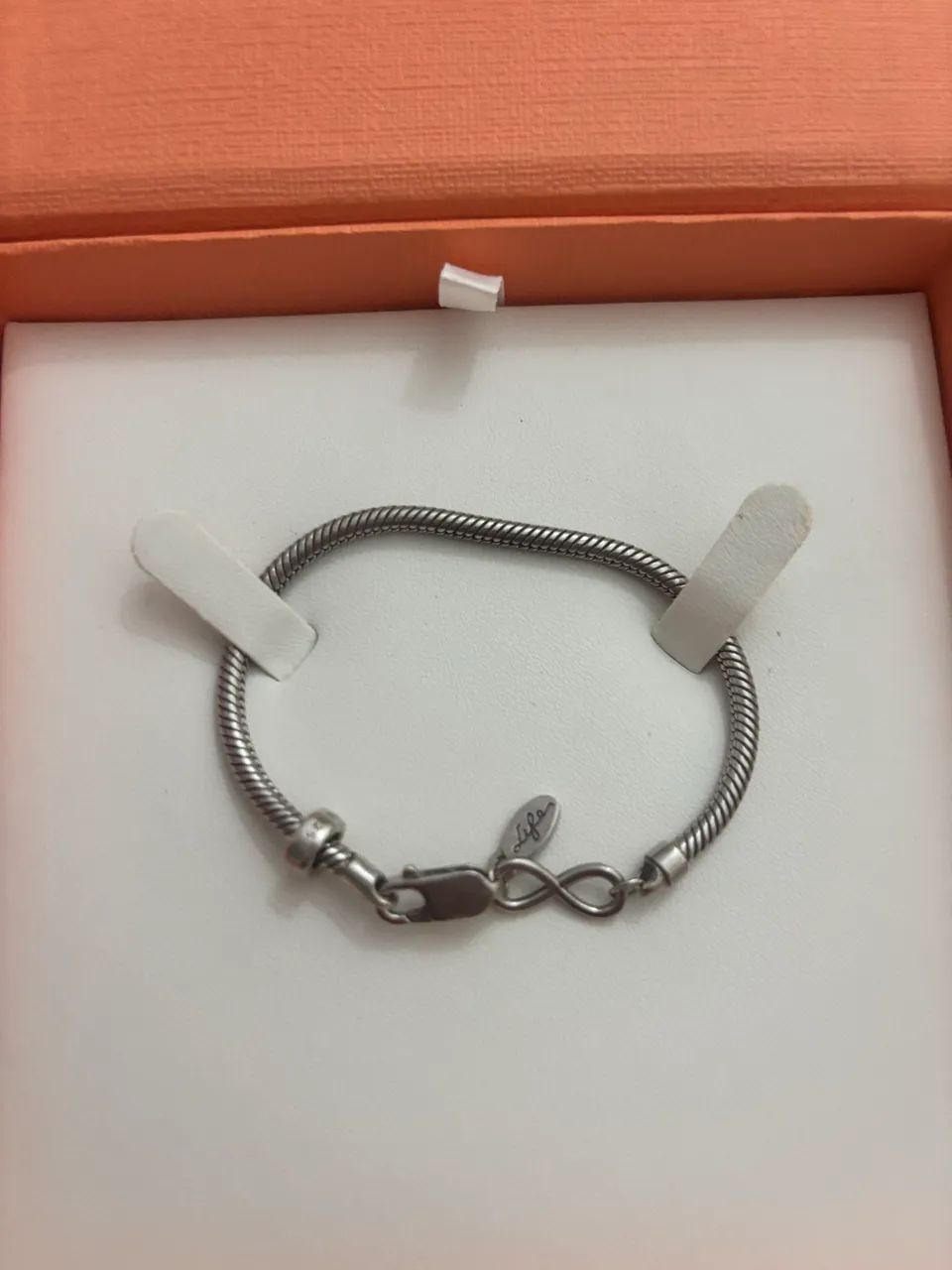 Pulseira Life Infinito Em Prata 925 - Foto 4