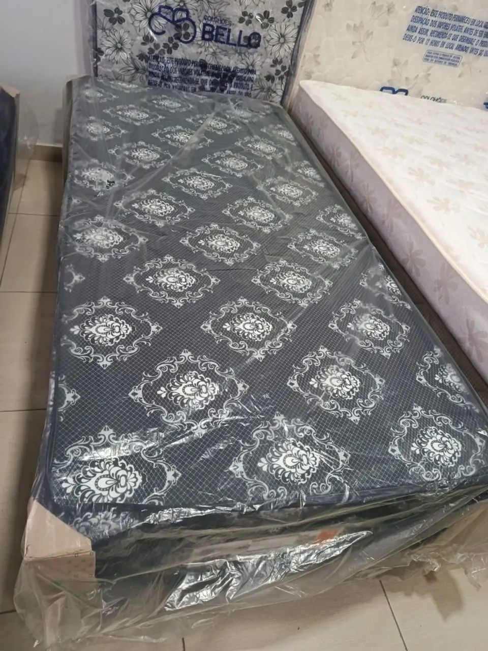 Cama box solteiro simples 