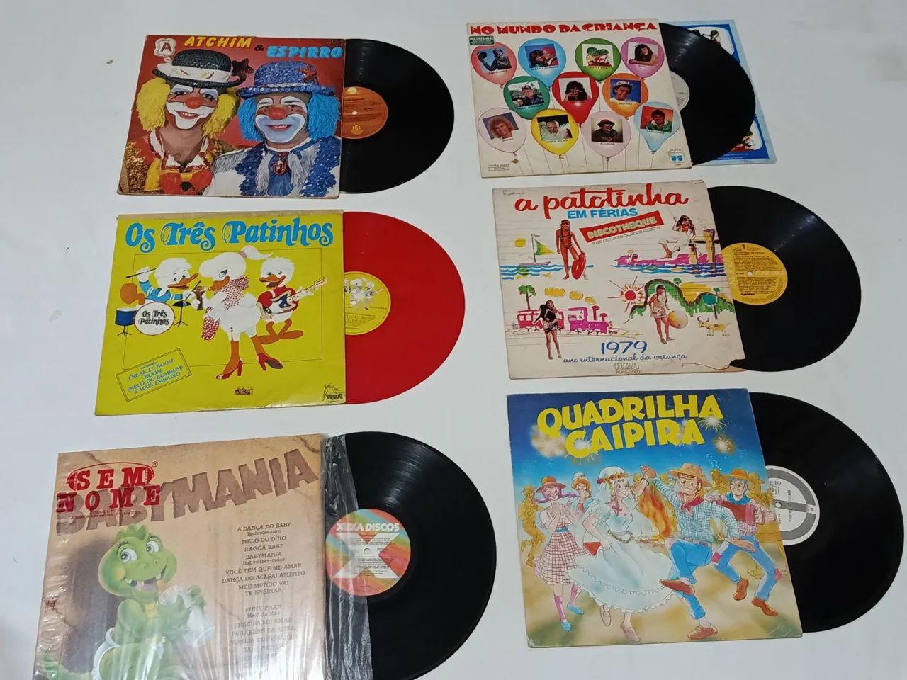 Lote de Discos Vinil Infantil 