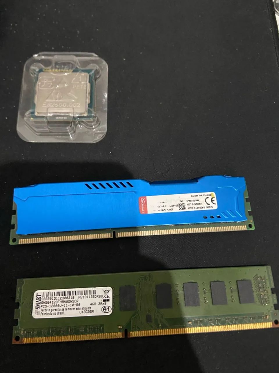 Memória ram ddr3 e processador i3-3220 