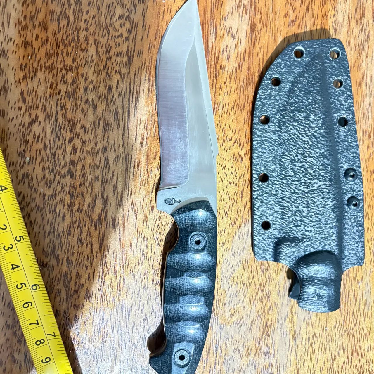Faça inox n690 faca nova bainha kydex - Foto 4