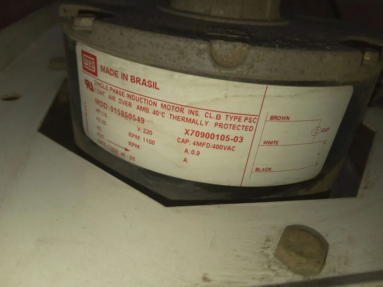 Motor ar condicionado trane 18000 btus - Foto 4