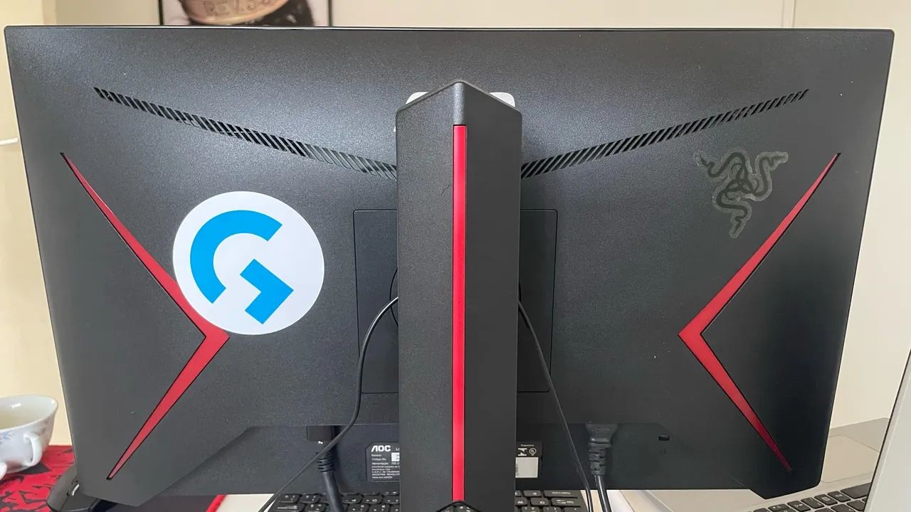 Vendo monitor gamer 144Hz com 24? polegadas  - Foto 4