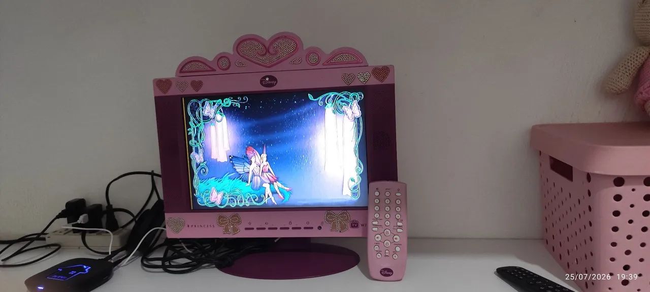 Tv da princesa lcd 13,5 polegadas 