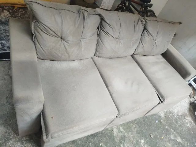 Sofá Retrátil em Suede 2,20 cm - Foto 4