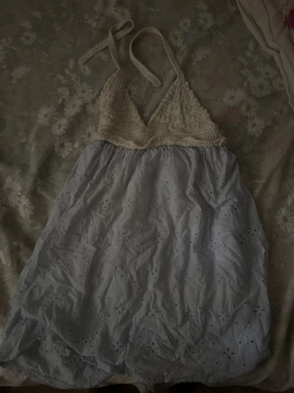 Vestido de crochê 