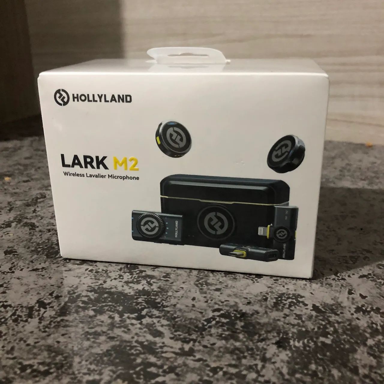 MICROFONE HOLLYLAND LARK M2 COMBO ORIGINAL PARA CÂMERA, IPHONE E ANDROID - Foto 4