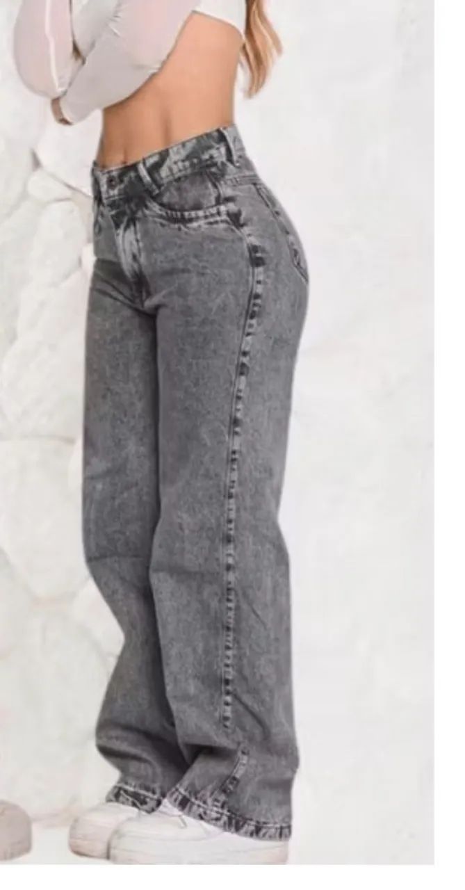 Calça jeans / wid leg (36)