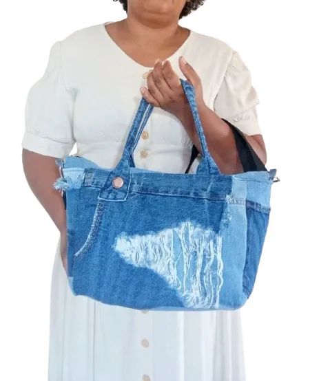 Bolsa Jeans Resisitente Upcycle