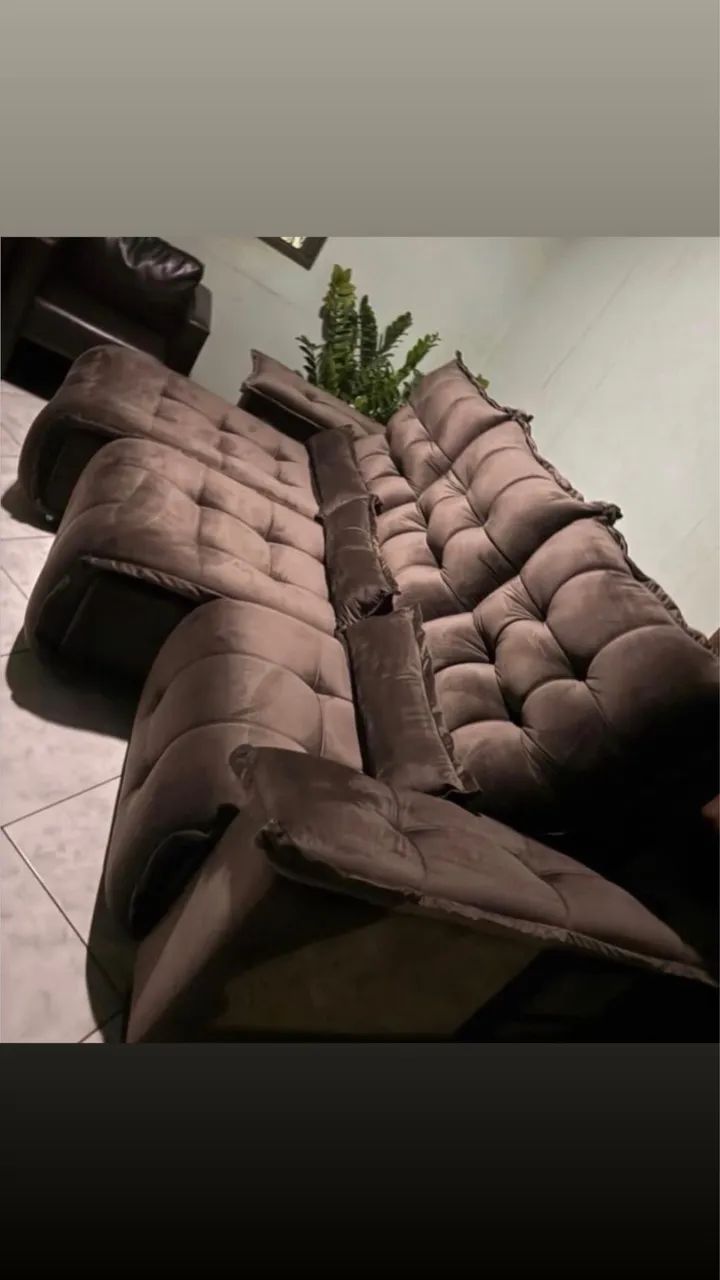 Sofá retrátil e reclinável  - Foto 4