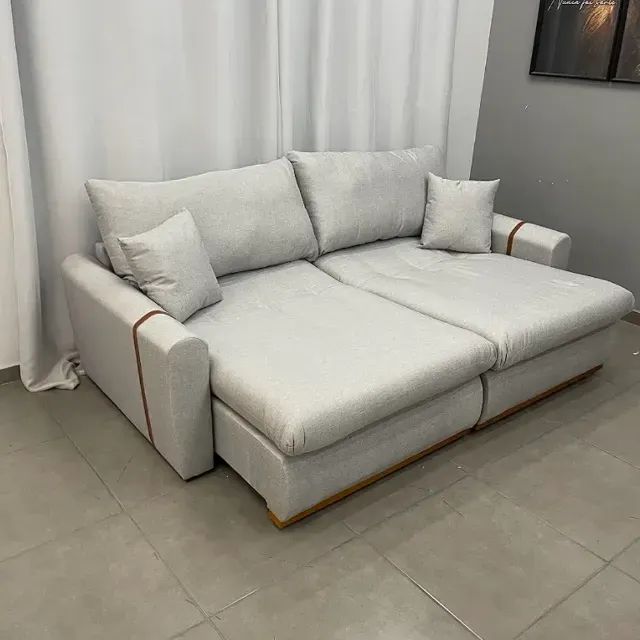 Sofá cama 3 lugares 1,80m - Foto 2