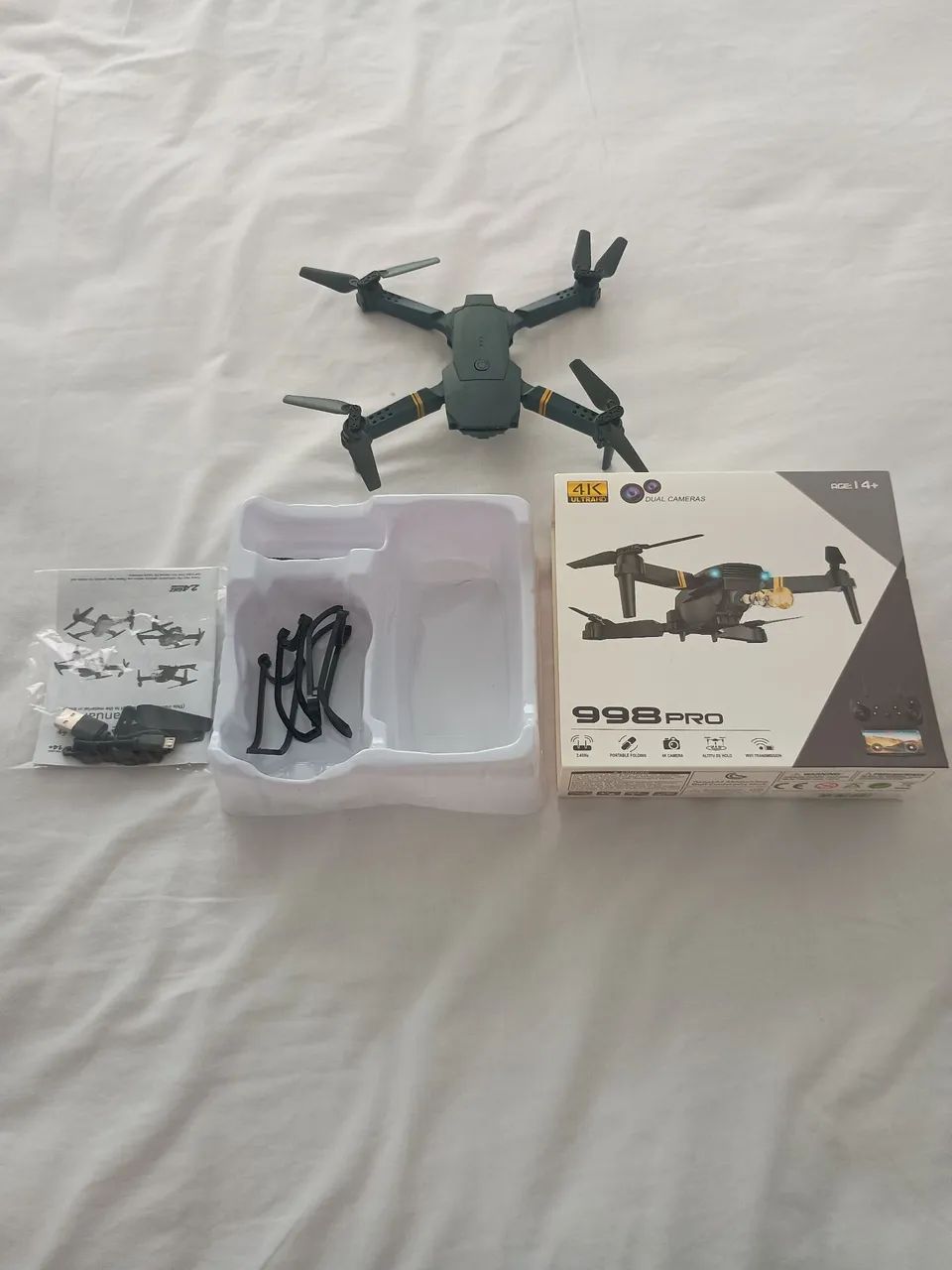 Vendo drone 998 pro dual câmeras 4k - Foto 2