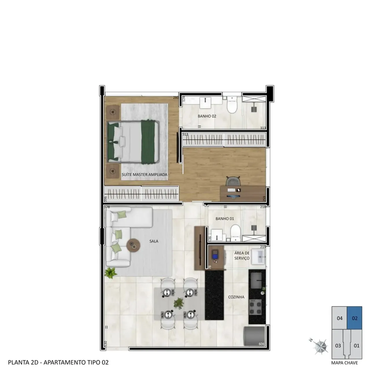 PLANTA 62m²