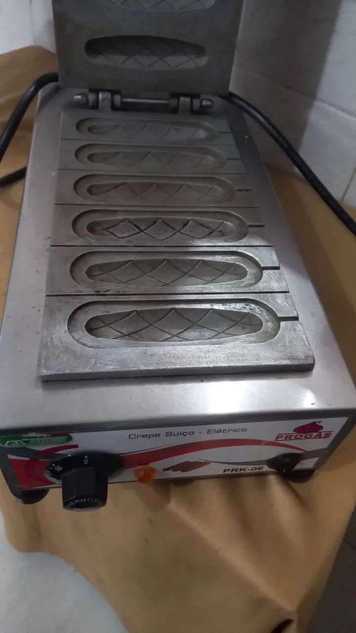 Máquina de crepe suíço 110v - Foto 3