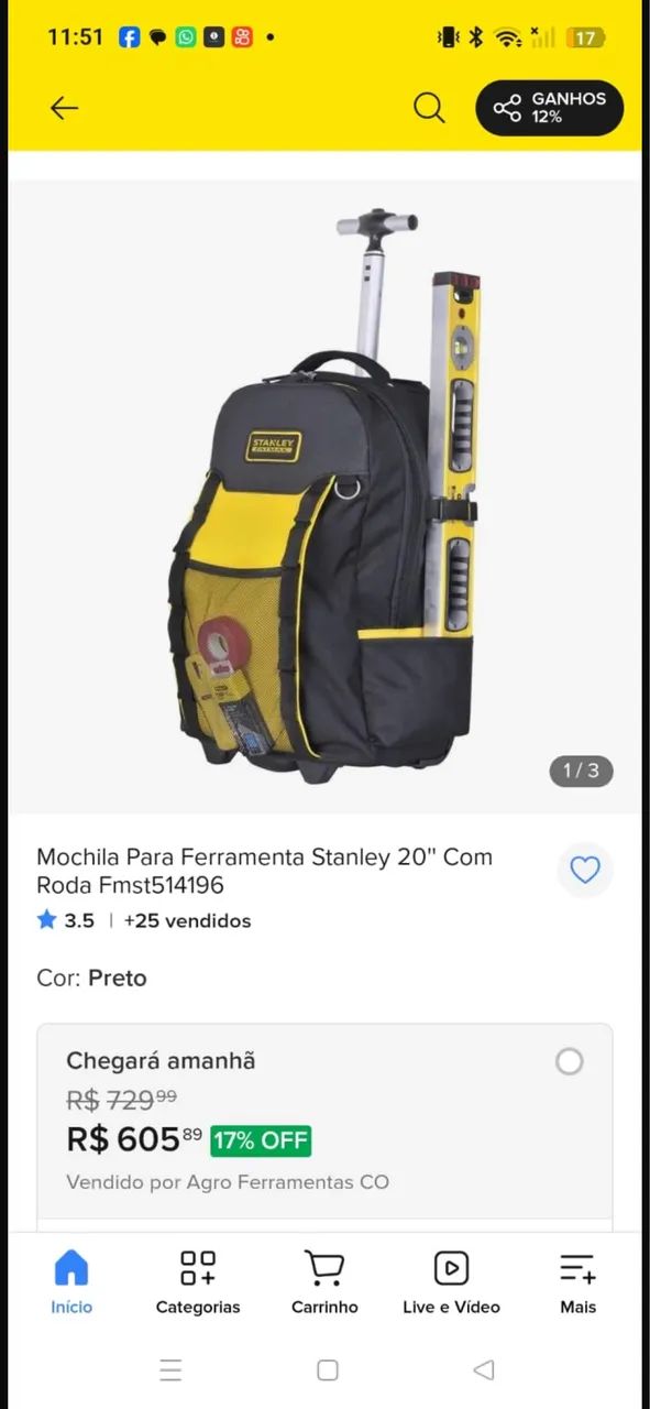 Mochila para trabalhar 