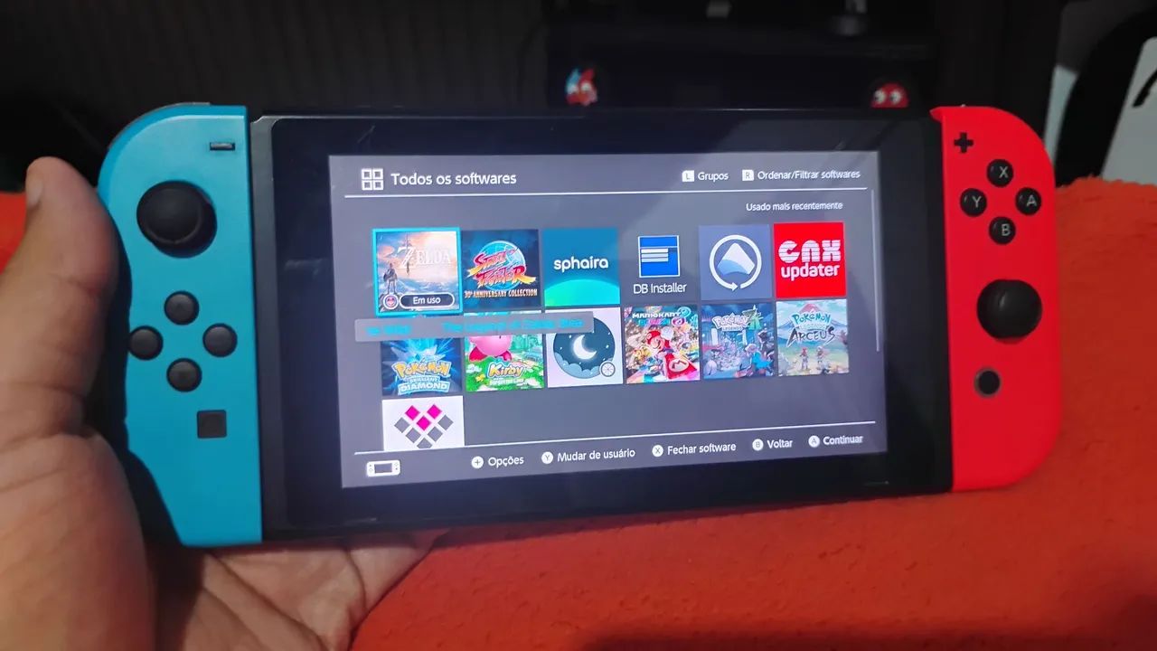 Nintendo switch V1 desbloqueavel  - Foto 5