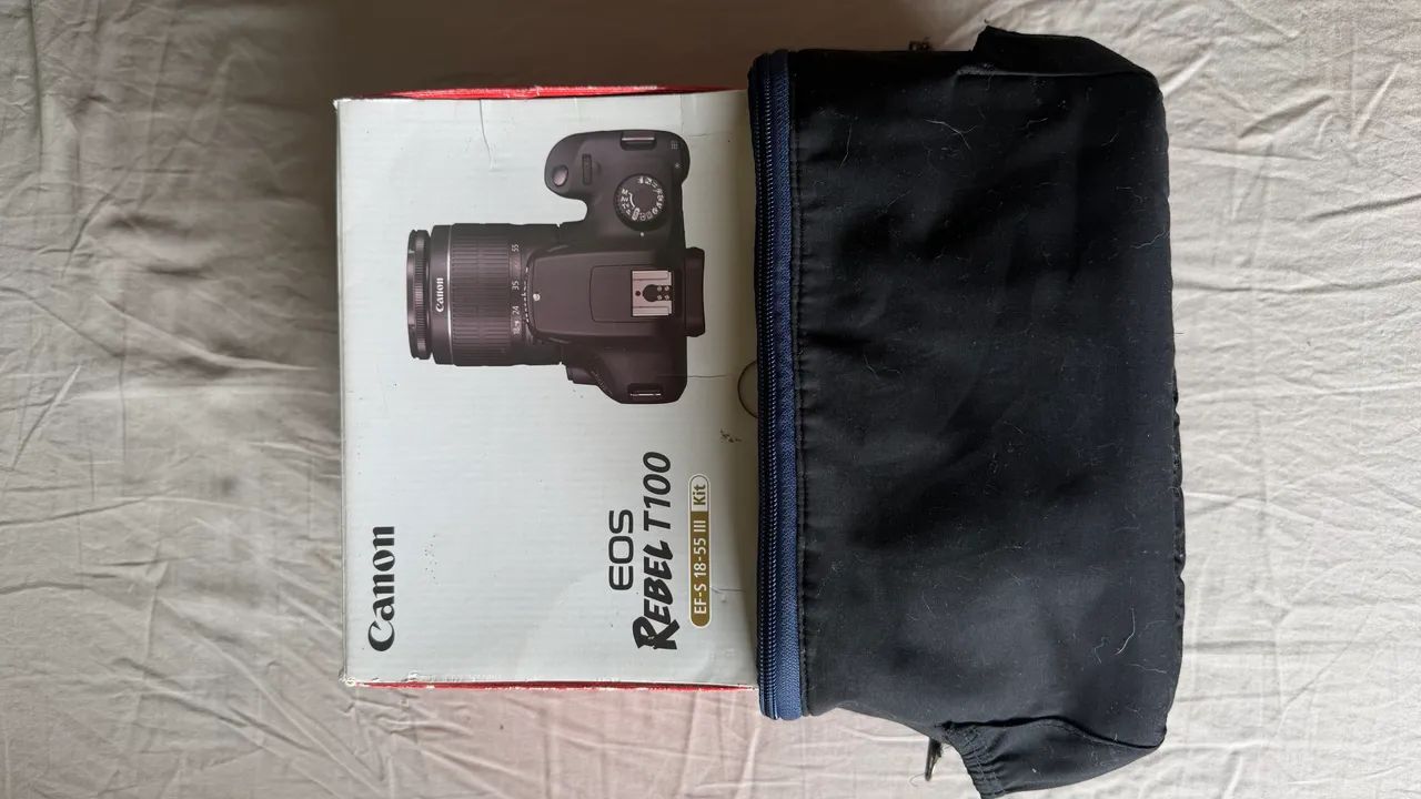 Câmera profissional cânon t100 $1300 - Foto 2