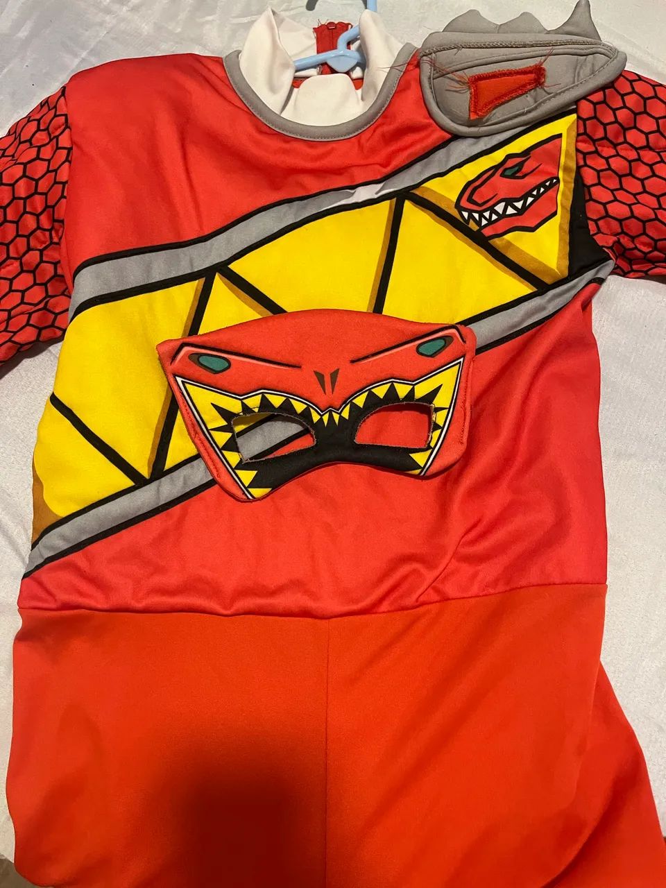 Fantasia power ranger vermelho  - Foto 4