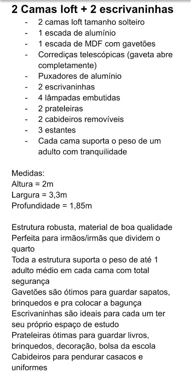 Quarto completo em MDF - Foto 3