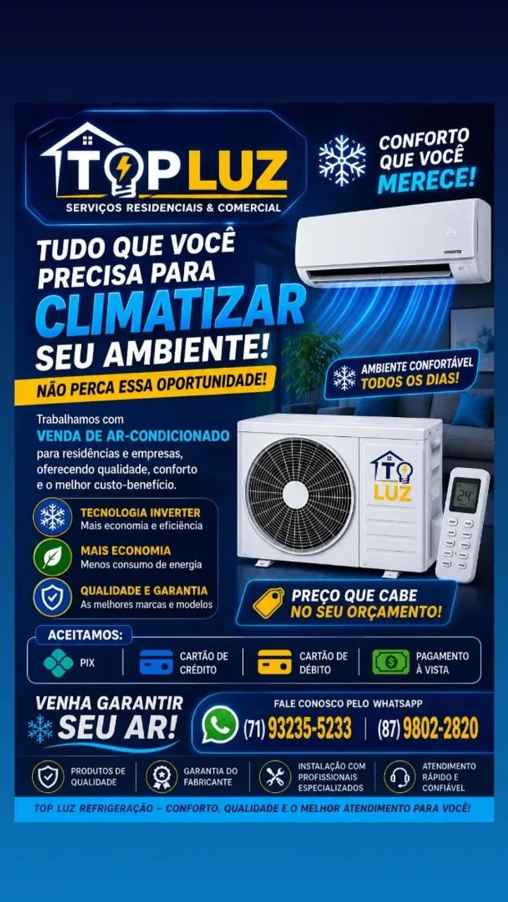 Venda de ar condicionado 