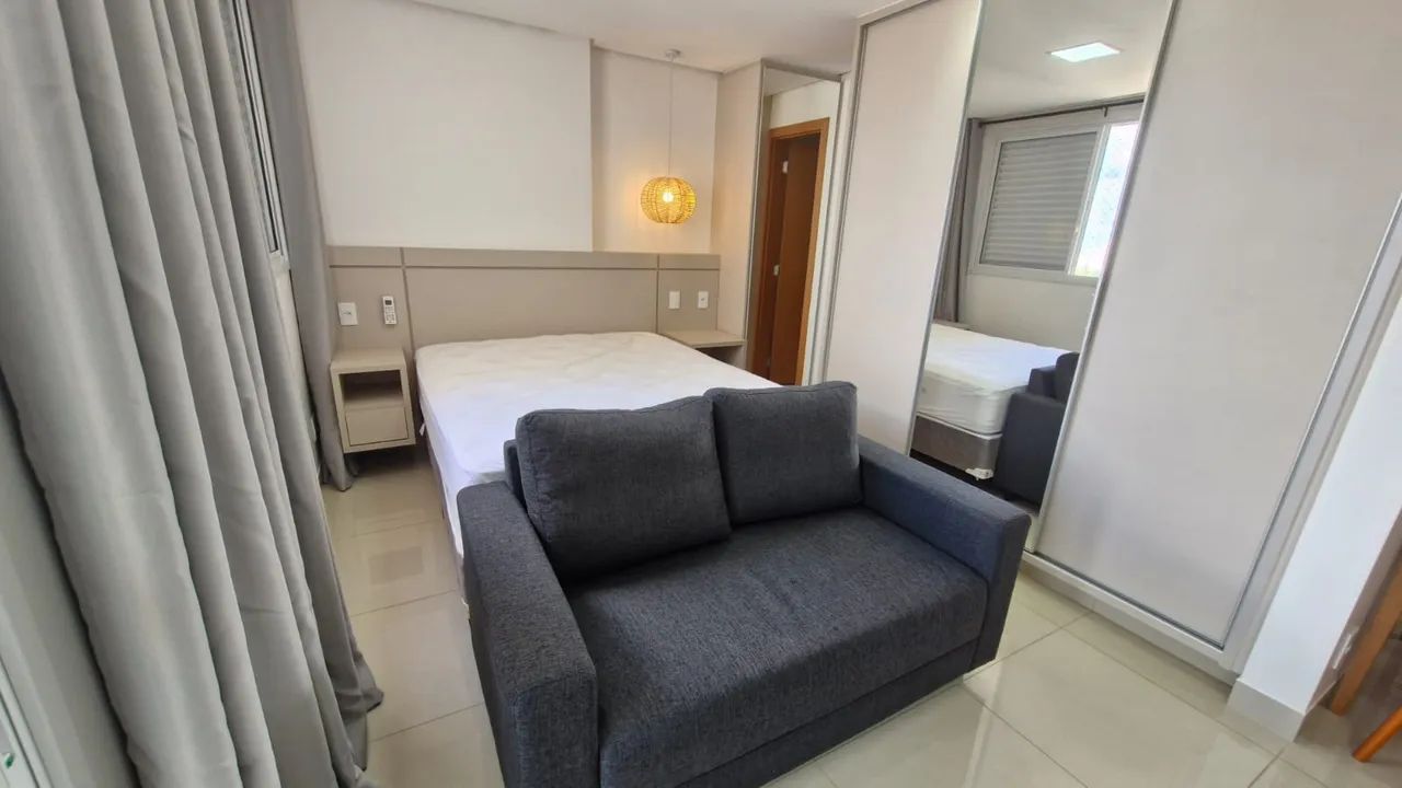FLAT MOBILIADO, SETOR OESTE. - Foto 3