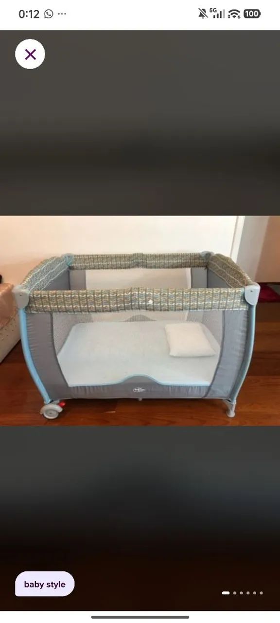 Chiqueirinho - berço quadrado - cercadinho 