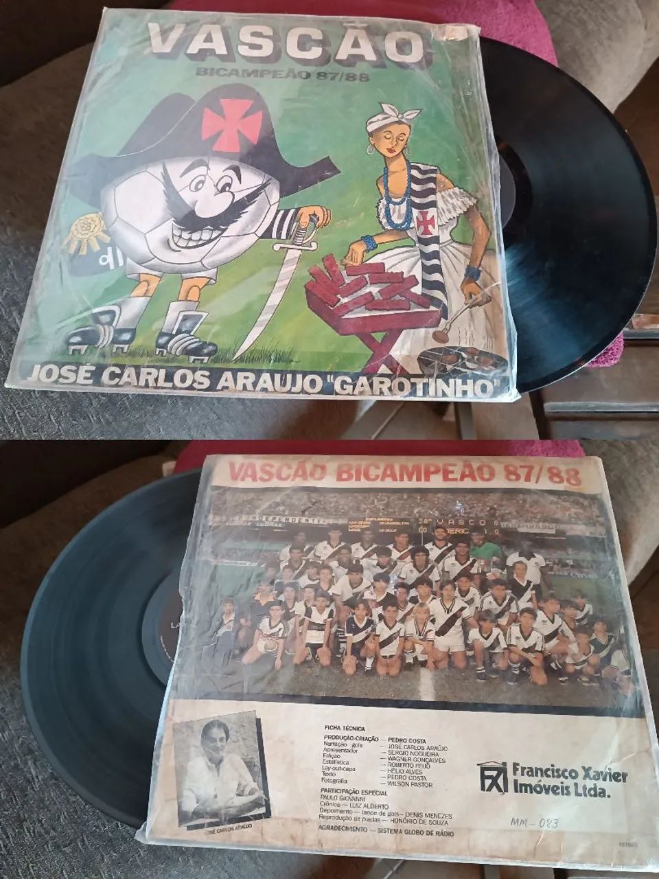 Disco Vinil do Vasco 87/88