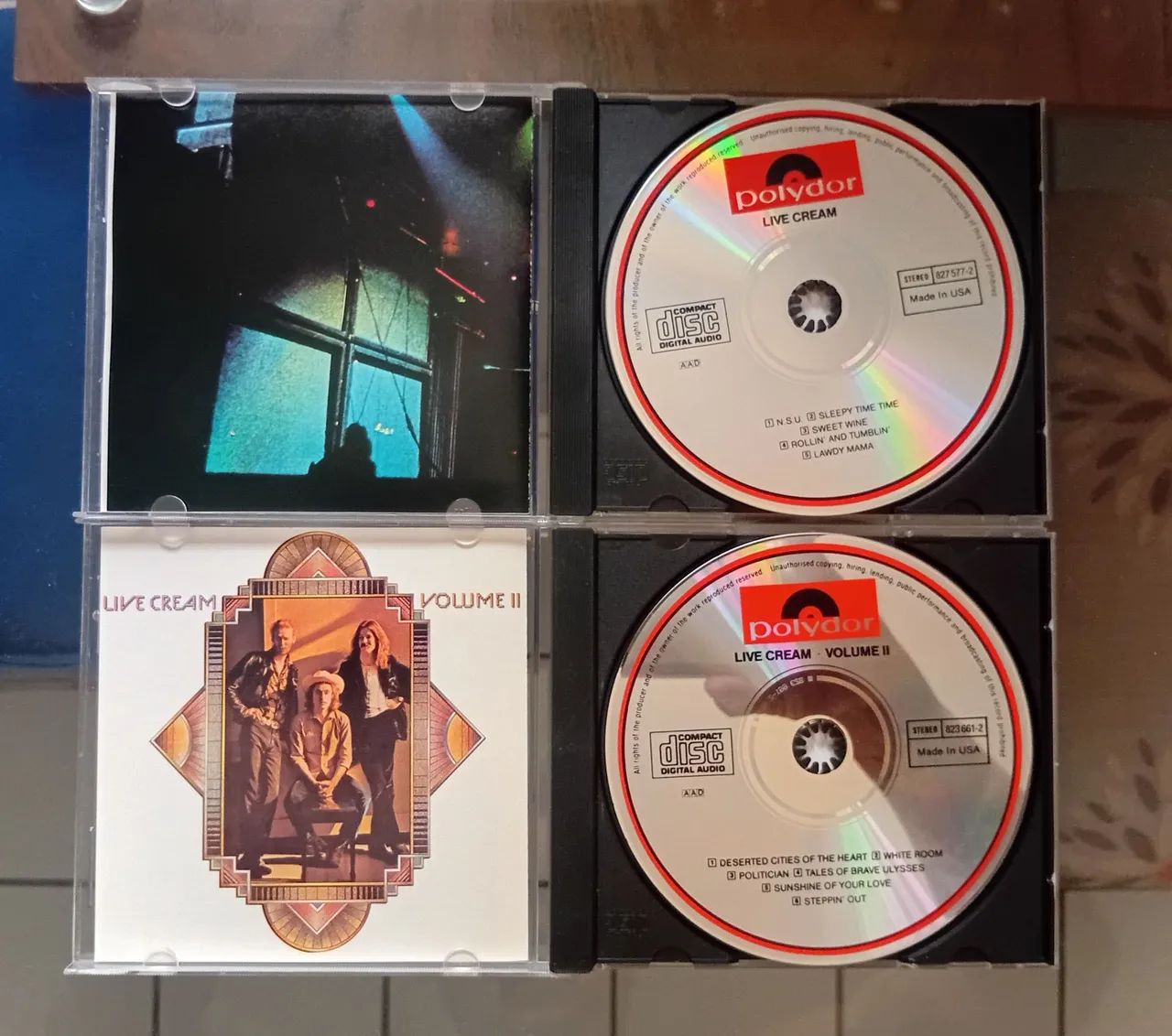 Dois CDs Cream -  live I e live II ( Eric Clapton) - Foto 2