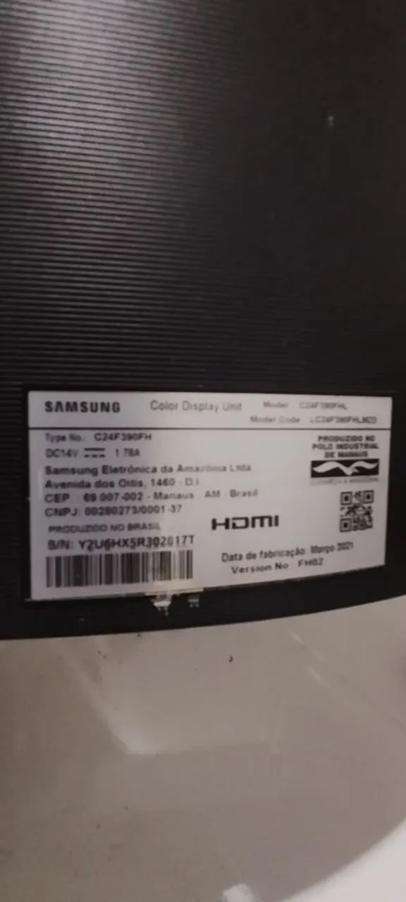 Monitor curvo 23.5 polegadas Samsung! - Foto 3