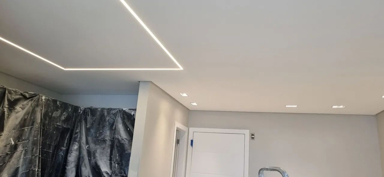 Gesso decorativo com iluminação  - Foto 3