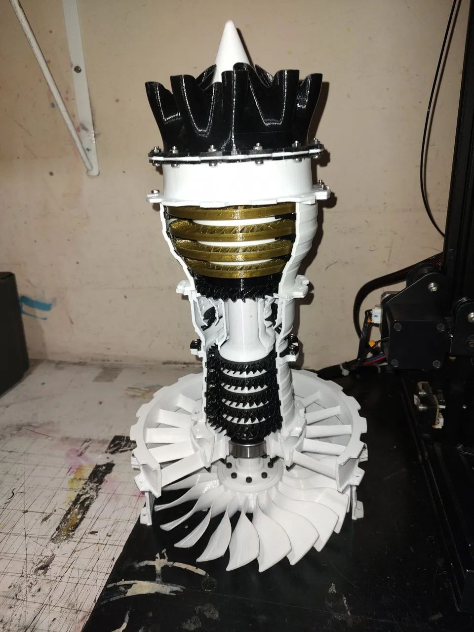 Turbofan em 3D