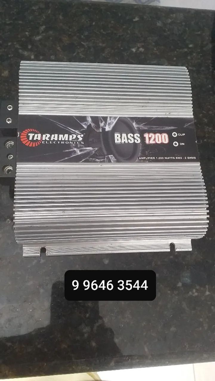 Módulo taramps Bass1200wrms 2 ohms novo 
