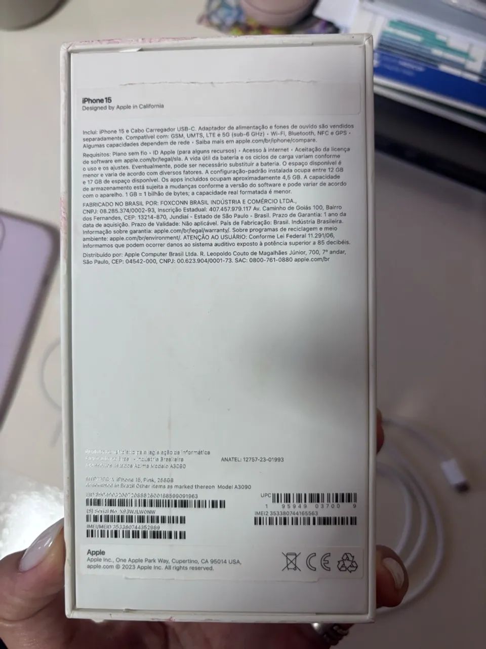 iPhone 15 rosa 256 GB - Foto 2