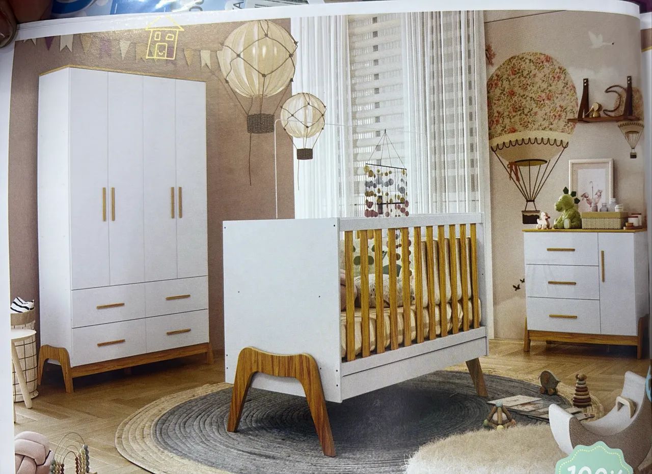 Quarto de bebê, novo na caixa 
