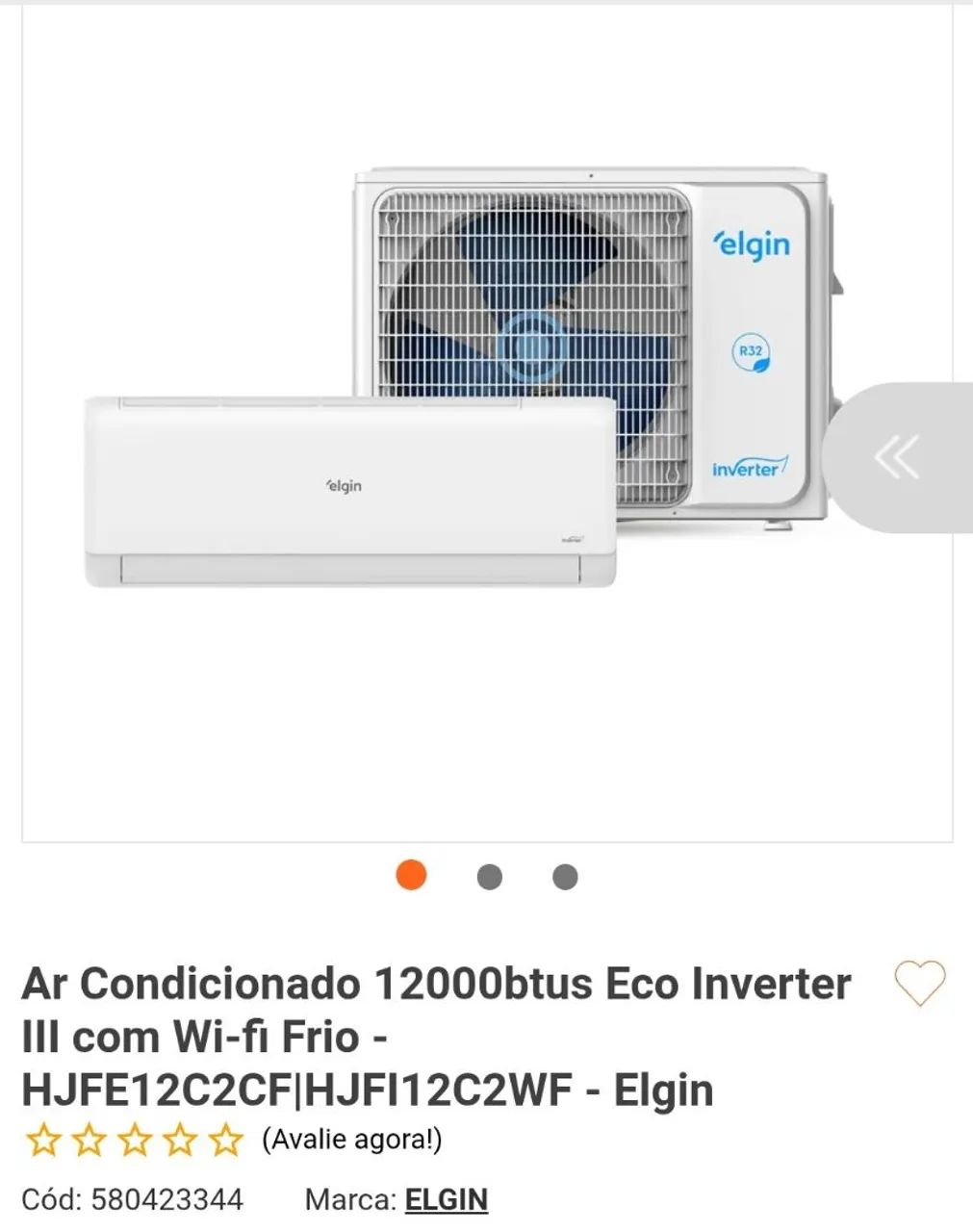 Ar-condicionado Elgin  - Foto 3