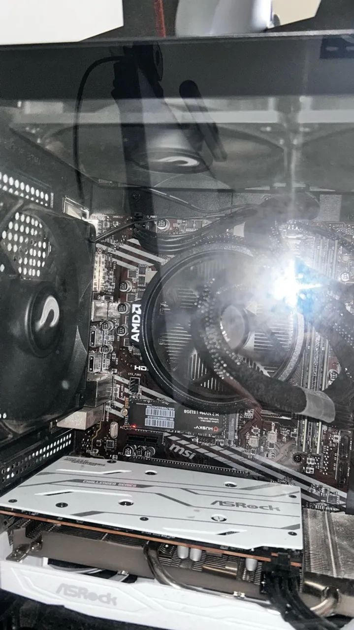 Placa de vídeo rx 6600 e processador rayzen 5 500 - Foto 2