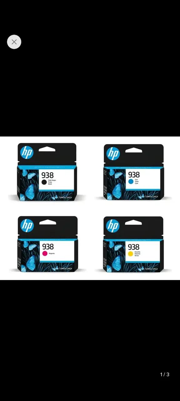 Kit Cartucho Hp 938 P/ * 9730
