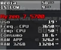 Processador AMD Ryzen 7 5700 8 Núcleos 16 Threads AM4 - Foto 4